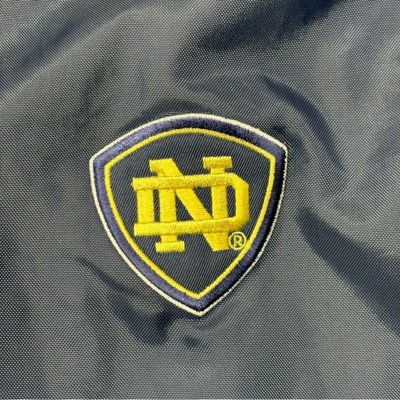 Vintage Adidas Notre Dame Fighting Irish WindBreaker Jacket Men's Sz L - Picture 12 of 14